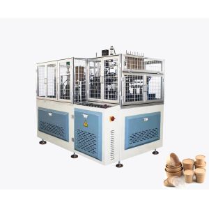 One Time 180-400gsm Paper Bowl Cup Lid Machine For Folding