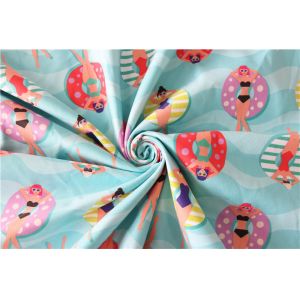 Microfiber Printed Beach Suede Towel Large Size Medium Thickness