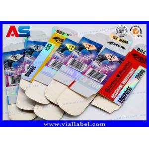 Customized 10ml Vial Boxes With Holographic Printing And Matt Varnish Finish