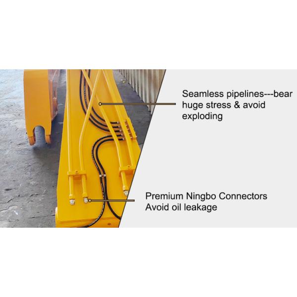 Heavy Duty Excavator Long Reach Boom For Cat 320 PC300 PC200