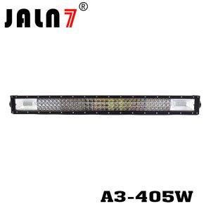 Cheap LED Light Bar JALN7 405W 3Rows Combo Beam LED Driving Lamp Super Bright Off Road Lights LED Work Light Boat Jeep for sale