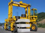 Mobile Straddle Transporter On Tyres Two Units To Handle In Pairs for Precast