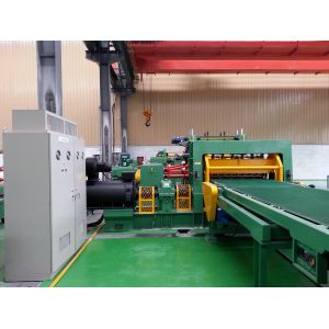 China Metal Sheet Cut To Length line for Longitudinal cut for thickness 0.3-3mm,Max coil 15T by PLC control on sale