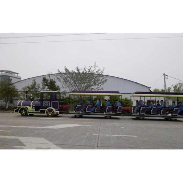 DC Motor 42 Seater Electric Trackless Train For Amusement Park / Shopping Malls