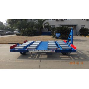 Safety Container Pallet Dolly Hot Dipped Galvanized With Swivel Wheel