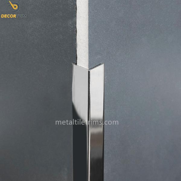 Quality Profile Aluminium For Tiles Wall Corner Protector Strips L Shaped Edge Trim wholesale