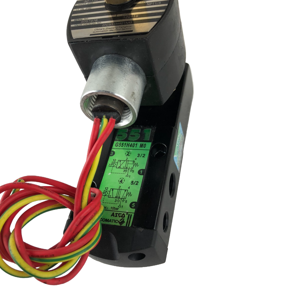 China ASCO Explosion proof solenoid valve EFG551H401M explosion-proof electric control reversing G551B401MO VCEFCMG551H401MO on sale