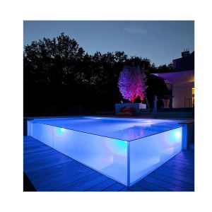 AUPOOL Fiberglass Cocktail Pool Shells for High Light Transmission 93% Modular