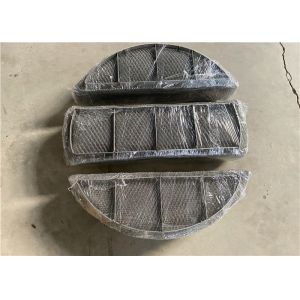 Gas Liquid Filter Wire Mesh Demister Pad SS 304 For Vapor Liquid Filter