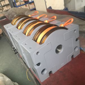 Cheap Gantry Systems Rail Traveling Transfer Cranes Wheel Block With Drive Motor for sale