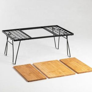 Lightweight Portable Adjustable Barbecue Beach Picnic Camping Kitchen Igt Table