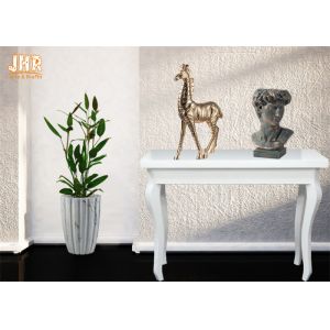 Standing Gold Leaf Polyresin Animal Figurines Zebra Sculpture Table Statue Decor