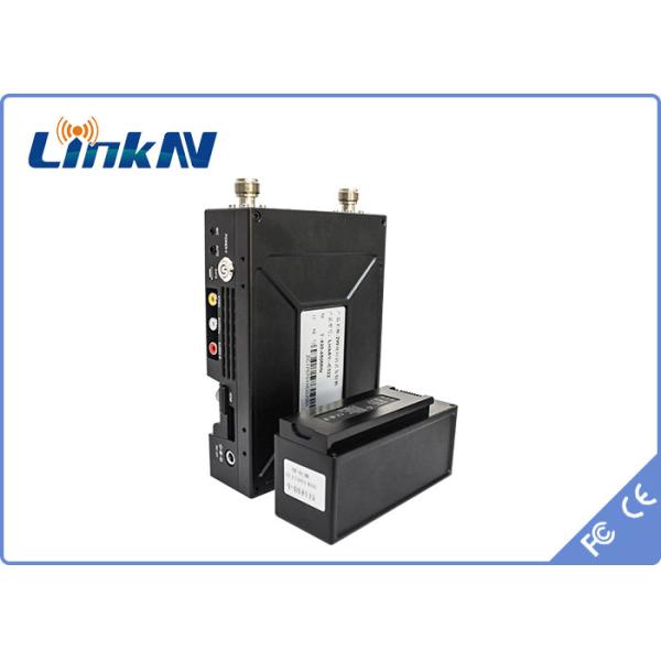 1-3km Body-Worn Police Video Transmitter COFDM QPSK HDMI & CVBS H.264 Low Delay