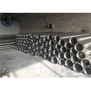 Wear Resistant Johnson Screen Pipe , Continuous Slot Opening Water Well Screen