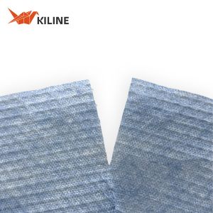 Blue Disposable Cleaning Cloths On A Roll Wiping Towel 65gsm 100 Sheets/Roll