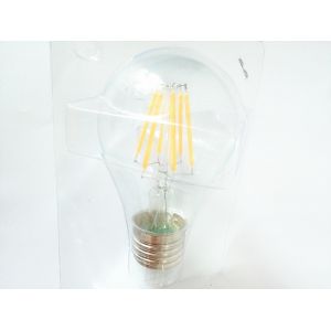 LED Filament Bulb A60 6w 620 Lumen Transparent 2 Years Warranty 110/220v EU