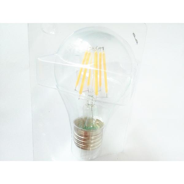 LED Filament Bulb A60 6w 620 Lumen Transparent 2 Years Warranty 110/220v EU
