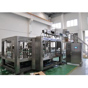 Full Automatic Carbonated Beverage Filling Machine For Plastic Bottling