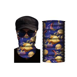 100% Microfiber Polyester Elastic Head Neck Tube Bandanas