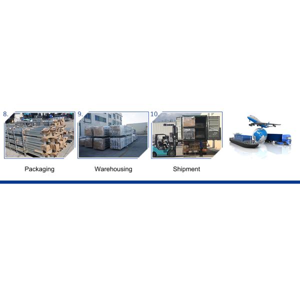 6005 T5 Aluminium Machining Parts 30~50mm Thin Film Solar Panel Clamps