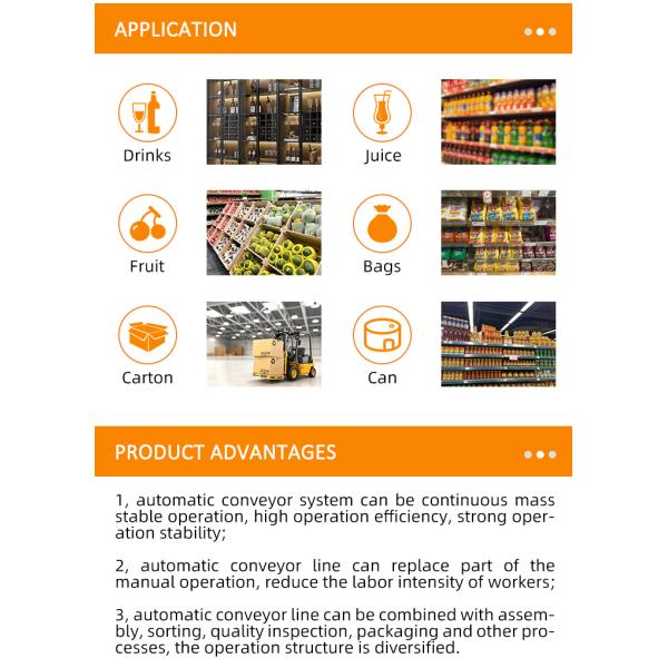 Vertical Vegetable Fruit Incline Flat PVC White Conveyor Belt System For Food Industry