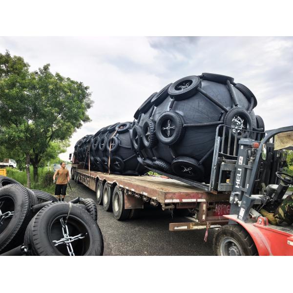 Quality Highly Durable Marine Rubber Fender with Excellent Shock Absorption Capacity and Net Type Structure wholesale