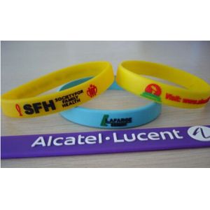 Customized Plate Vulcanizing Equipment Produce Silicone Bracelet With Red And