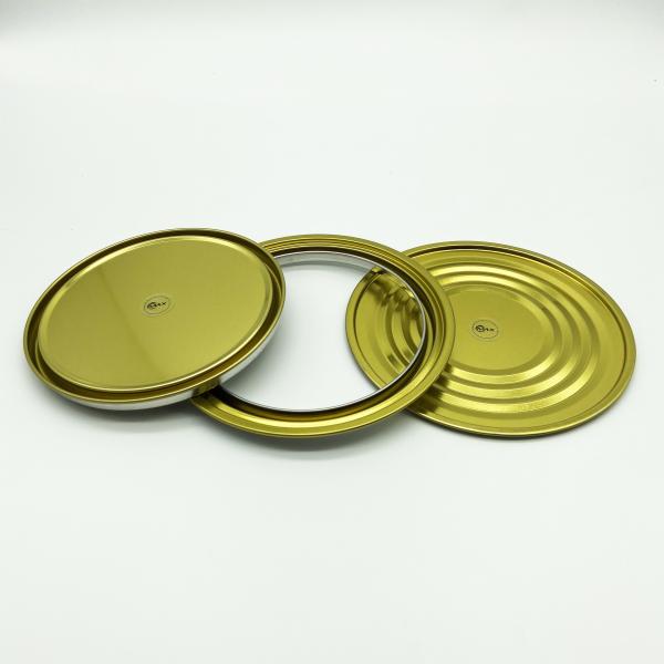 Quality 3L Gold Lacquer Metal Can Lids With Pattern Bottom wholesale
