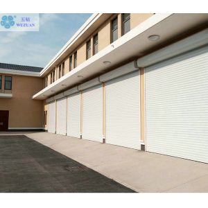 0.8mm Aluminum Bulletproof Vertical Roller Shutter Garage Doors