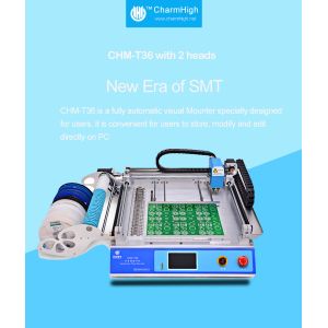 High quality small-sized 2-head desktop smt pick and place machine CHM-T36
