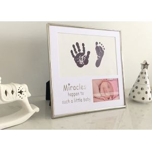Unique Customized Baby Hand And Footprint Photo Frame For Full Moon Gifts