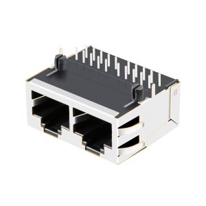 JT8-2000HL 10G Base-T 1x2 Port Tab UP Surface Mount Ethernet Rj45 Jack Without
