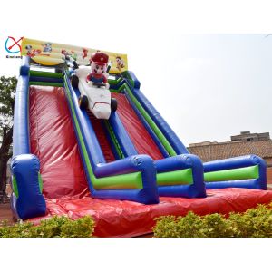 Commercial Inflatable Mario Theme Inflatable Slide Pvc Inflatable Castle