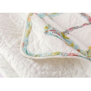 Geometric Full Size Quilt 3pcs Country Style Handmade Patchwork Quilt Bedding