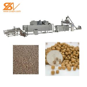 3000-3500 kg/ hour Twin Screw Extruder For Floating Fish Feed Pellet Machine