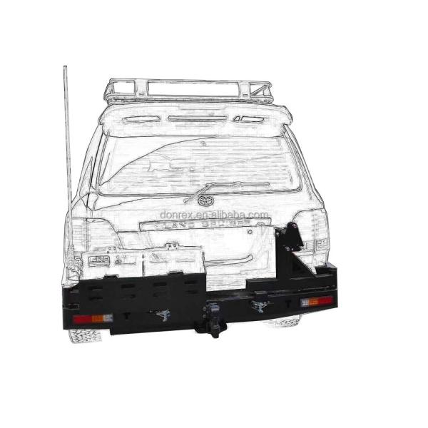 Improve Your Toyota LC100 with Rear Bumper and Dual Carriers Enhanced Functionality