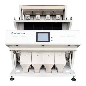 Four Chutes CCD Color Sorter 252 Ejectors For Rice Wheat Plastics Corn Seeds