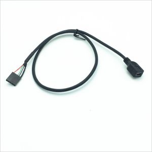 Pitch 2.54mm 5 Pin Electronics Wire Harness For Computer Motherboard