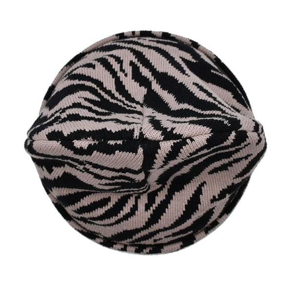 60cm Winter Knit Beanie Hats 100% Acrylic Warm Round Shape