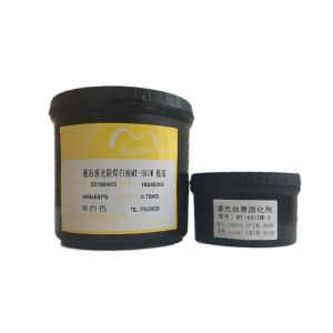 Two Pack PCB UV Photosensitive Inks White Color Curable Solder Mask For PCB