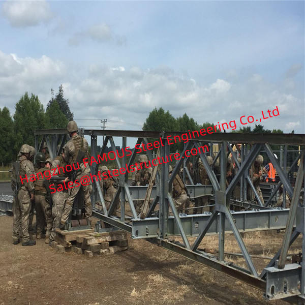 Quality Pre - Engineered Modular Military Pontoon Bailey Bridge Heavy Load Capacity wholesale