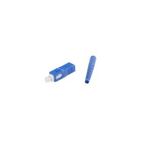 Durable Cap Fiber Optic Connectors SC UPC 2.0 / 3.0 Mm Simplex Plastic Material