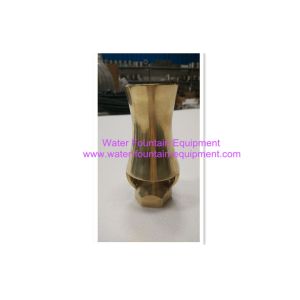 Brass Material Ice Tower Water Fountain Nozzles Directional Tower Cedar Foam