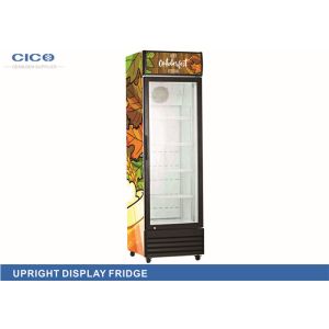 Cheap Single Temperature 430L Upright Display Refrigerator Fan Cooling System for sale
