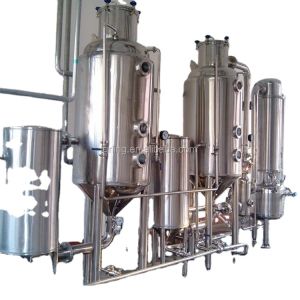 Stainless Steel Customized Capacity Vacuum Evaporator System For Solvent