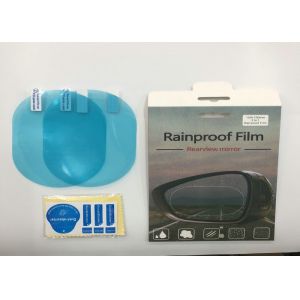 2 PCS In One Anti Rain Fog Rearview Mirror Film For Car Rear View Mirror Clear