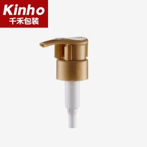 China 24mm 28mm Cream Pump Dispenser Colorful Left Right Lock Ribbed Soap And Lotion Dispenser on sale