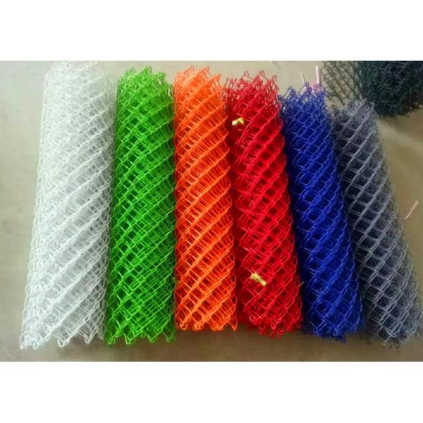Quality 5mm Metal 4 Foot Chain Link Fence Pvc Diamond Mesh Fencing Smooth Surface wholesale