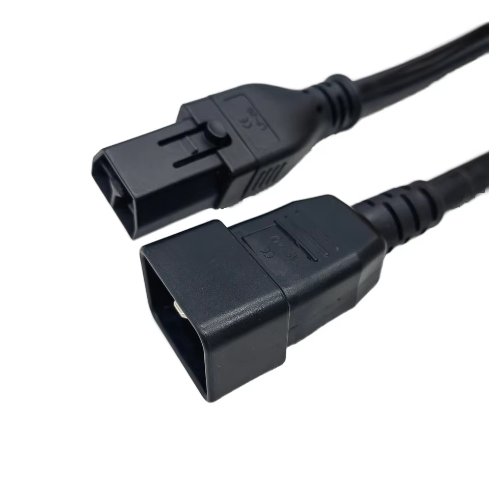 3 Core H05VV-F SJT 12AWG 3 Core SAF-D-GIRD to C20 Power Cord Male Female