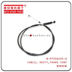 4HG1 NQR Transmission Control Shift Cable Isuzu NPR Parts 8-97350435-0